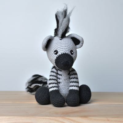 Hyena Crochet - Wild Animal Amigurumi - Hyena Stuffed Plush Toy