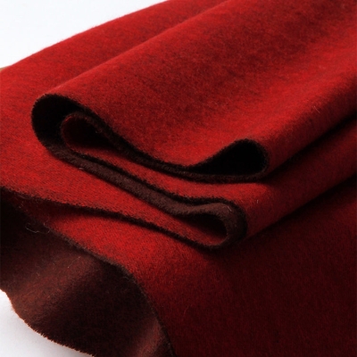   Unisex 100% Wool Scarf, Double-Sided Thickened Thermal Shawl