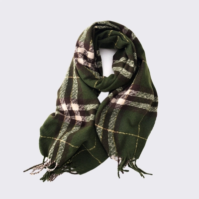 Autumn And Winter Double-Sided Versatile High-End Warm Imitation Cashmere Knitted Scarf Plus Shawl