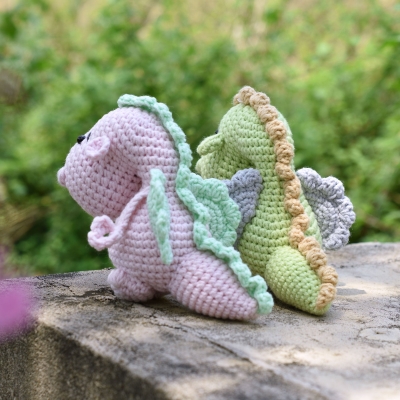 Crochet Dragon, Baby Stuff Animal, Stuff Dragon Amigurumi, Handmade Stuff Animal