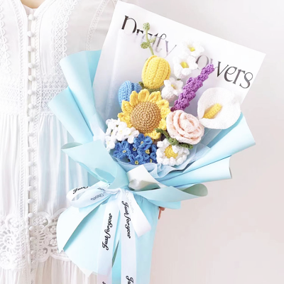     Bouquet Floral Arrangement Cute Anniversary Gift for her