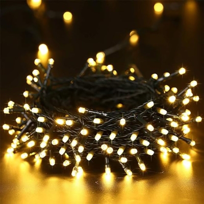   2-Pack Warm White Solar Christmas Lights, 100 Pcs Each Led 39ft Solar String Lights Outdoor Waterproof, 8 Modes Twinkling Fairy Mini Lights For Christmas Tree Garden Wedding Party Outdoor