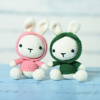 Amigurumi Rabbit , Bunny Crochet Toy For A Newborn Or Child Gift, Newborn Shower
