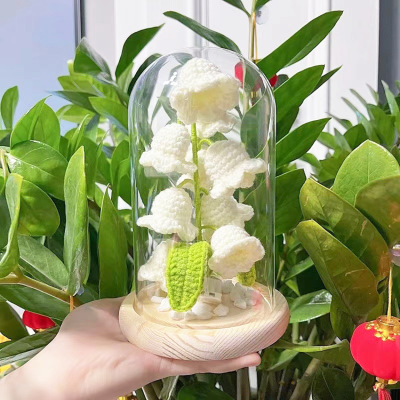   Fairy Lily of the Valley Lamp Embroidery Original Night Lamp Handmade Bell Orchid