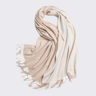 Women's Wool Reversible Scarf Fall/Winter Color Block Super Soft Scarf