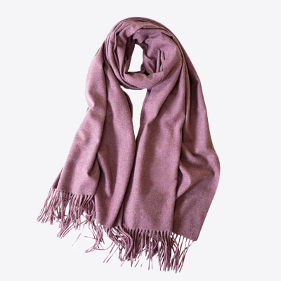   Winter Solid Color Versatile Scarf With Large Shawl, High-End Multi-Color Options