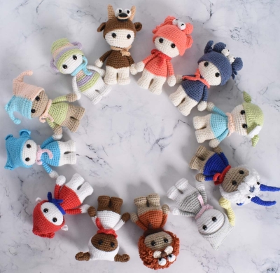 Amigurumi Horoscope Astrology Zodiac Doll Crochet Stuffed Handmade Toy