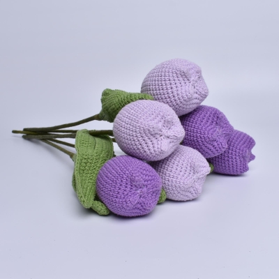 Tulip Crochet Animal Handmade Amigurumi Stuffed Toy Doll High Quality