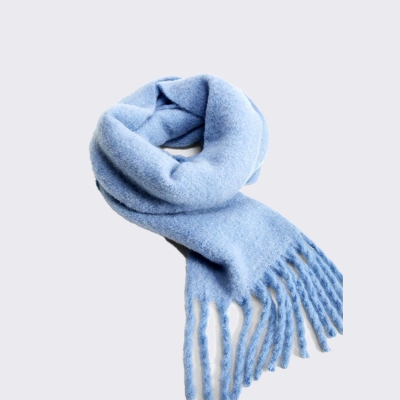   Unisex Cashmere Scarf, Solid Color, Classic And Versatile