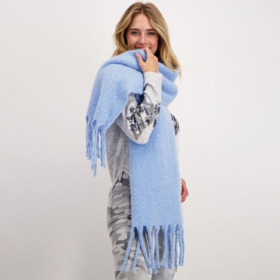   Unisex Cashmere Scarf, Solid Color, Classic And Versatile