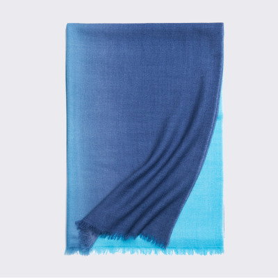   Women's Wool Scarf Large Wool Wrap Soft Ombre Scarf