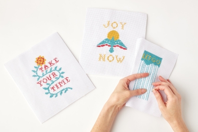 Learn to Cross Stitch - Kit + Video Guide