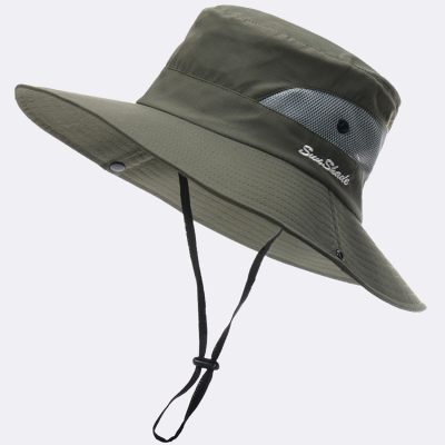   Womens Everyday UV Protection Ponytail Hat Men Sun Hat for Beach Fishing＆Hiking