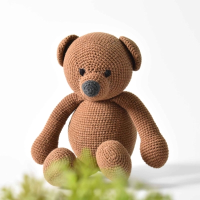 Amigurumi Noenie Bear Crochet Handmade Super Cute Toy - Gift To Kid